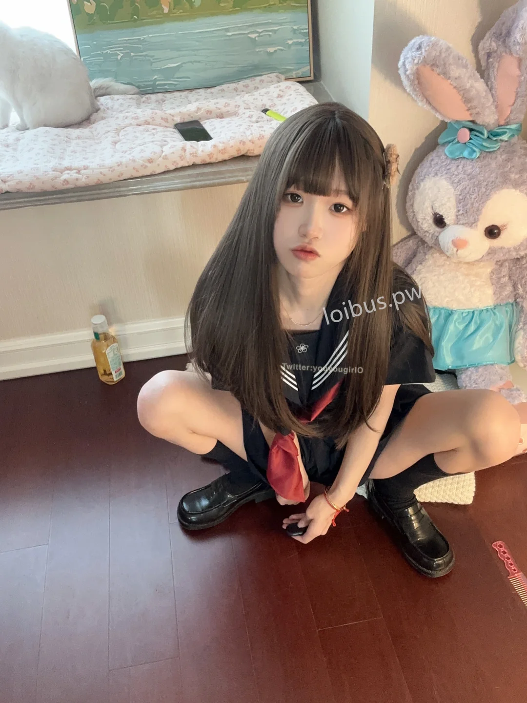 neko酱 - 少女JK [38P,3V-317MB] tg@simisebaisi 【丝足阁】011.webp